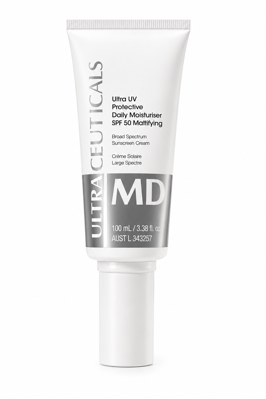 Ultraceuticals MD Protective Daily Moisturiser SPF 50 Mattifying 100mL broad spectrum sunscreen for oily and combination skin
