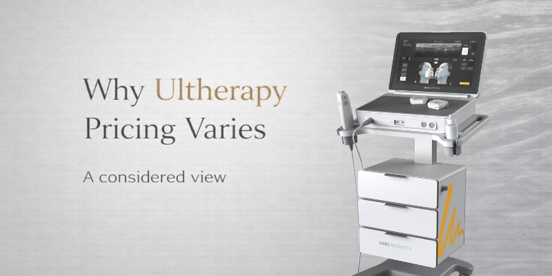 Ultherapy with real-time ultrasound visualisation showing precise treatment of skin layers in Sydney